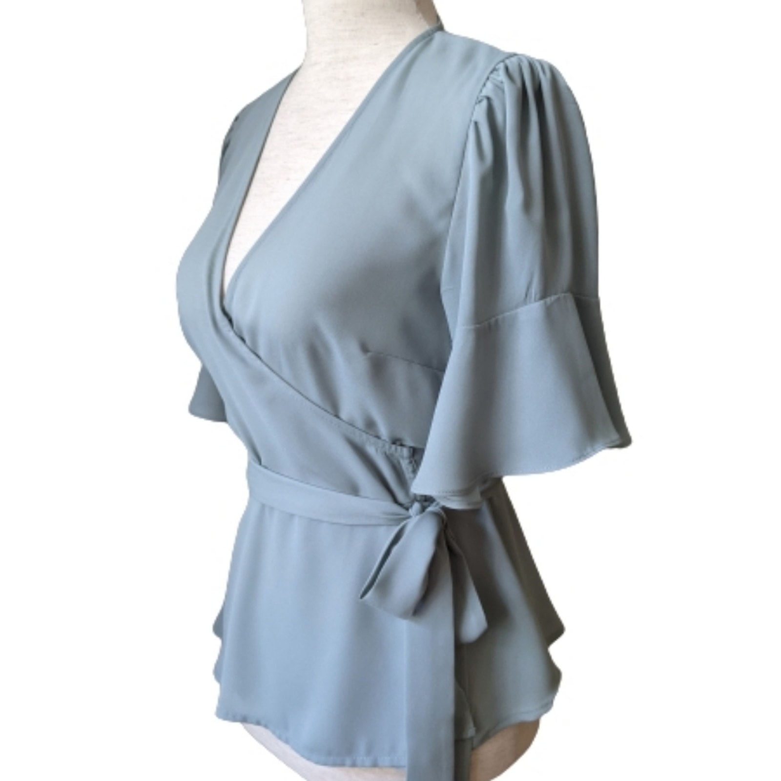 Who What Wear Wrap Blouse Xs — image 2 of 7